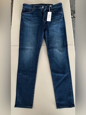 Women’s AG brand Slim Straight Dark Blue Jeans